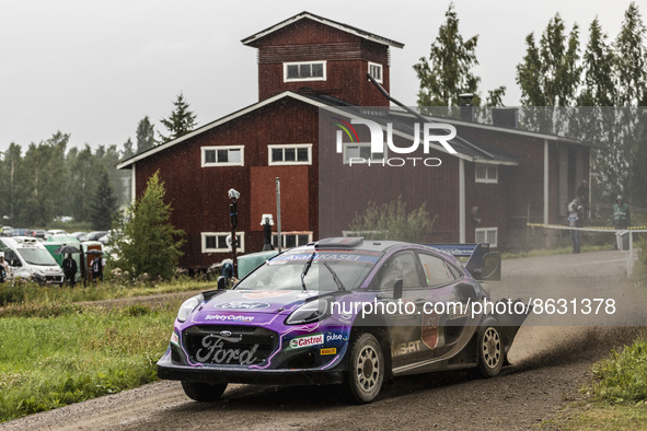 07 LOUBET Pierre-Louis (era), LANDAIS Vincent (far), M-Sport Ford World Rally Team, Ford Puma Rally 1, action during the Rally Finland 2022,...