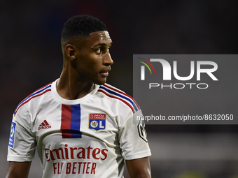 Tete of Olympique Lyonnais during the Ligue 1 match between Olympique Lyonnais and AC Ajaccio at Groupama Stadium on August 5, 2022 in Lyon,...
