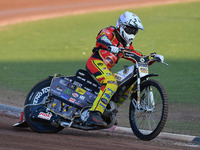 Dan Thompson (Guest) of Kent ‘Iwade Garage’ Royals during the National Development League match between Belle Vue 'Cool Running' Aces and of...