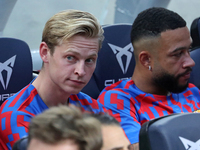 Frenkie de Jong and Memphis Depay during the match between FC Barcelona and Pumas UNAM, corresponding to the Joan Gamper tropphy, played at...