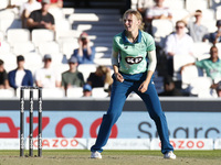 LONDON ENGLAND - AUGUST  11 : Sophia Smaleduring The Hundred Women match between Oval Invincible's Women against Northern Supercharges Women...