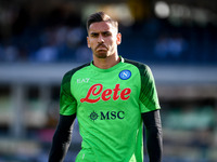 Napoli's Alex Meret portrait during the italian soccer Serie A match Hellas Verona FC vs SSC Napoli on August 15, 2022 at the Marcantonio Be...