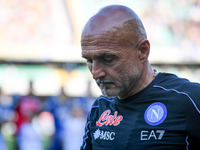 Napoli's Head Coach Luciano Spalletti portrait during the italian soccer Serie A match Hellas Verona FC vs SSC Napoli on August 15, 2022 at...