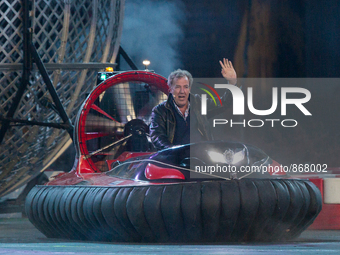 Jeremy Clarkson during the Clarkson, Hammond & May Live show at the National Stadium on October 24, 2015 in Warsaw, Poland. (
