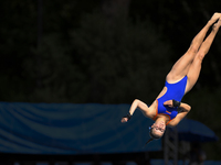 PRAASTERINK Else (NED) during the LEN European Diving Championships finals on 17th August 2022 at the Foro Italico in Rome, Italy. (