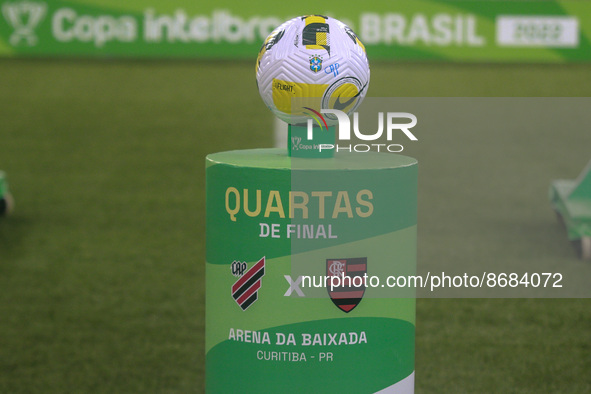 Quarterfinals - 2and Leg - Ball of the game before the match between Athletico PR v Flamengo for the Brazilian League Serie A in Curitiba/PR...