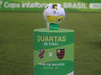 Quarterfinals - 2and Leg - Ball of the game before the match between Athletico PR v Flamengo for the Brazilian League Serie A in Curitiba/PR...