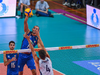 Daniele Lavia (Italy) - Gianluca Galassi (Italy) - Jendryk II Jeffrey (USA) during the Volleyball Intenationals DHL Test Match Tournament -...