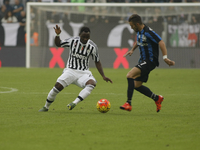 kwadwo asamoah and marco d'alessandro during the serie A match between juventus fc and atalanta at the juventus stadium of turin on october...