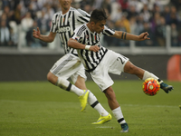 paulo dybala during the serie A match between juventus fc and atalanta at the juventus stadium of turin on october 25, 2015 in torino, Italy...