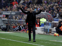 SPAIN, Madrid:Atletico de Madrid's Argentine coach Diego Pablo Simeone during the Spanish League 2015/16 match between Atletico de Madrid an...