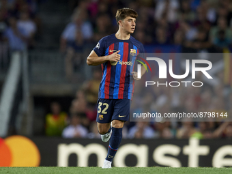Pablo Torre of Barcelona during the UEFA Champions League group C match between FC Barcelona and Viktoria Plzen at Spotify Camp Nou on Septe...