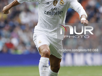 SPAIN, Madrid:Real Madrid's Portuguese forward Cristiano Ronaldo during the Spanish League 2015/16 match between Real Madrid and UD UD Las P...