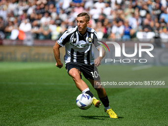 Udinese's Gerard Deulofeu portrait in action during the italian soccer Serie A match Udinese Calcio vs Inter - FC Internazionale on Septembe...