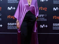 Juliette Binoche receives the Donostia award for her outstanding career at the 70th edition of the San Sebastian International Film Festiva...