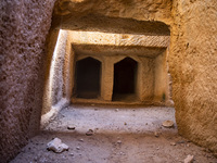 The Archeologic site of the Tombs of the Kings in Paphos, Cyprus on March 5, 2022. (