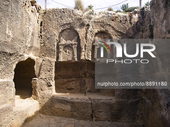 The Archeologic site of the Tombs of the Kings in Paphos, Cyprus on March 5, 2022. (