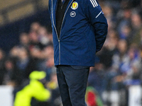 Scotland manager, Steve Clarke during the UEFA Nations League match between Scotland and Ukraine at Hampden Park, Glasgow, United Kingdom on...