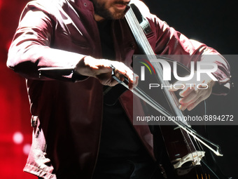 The two cellists Luka Sulic and Stjepan Hauser know by theirs stage name 2Cellos songs on a stage for the last time in their career during t...