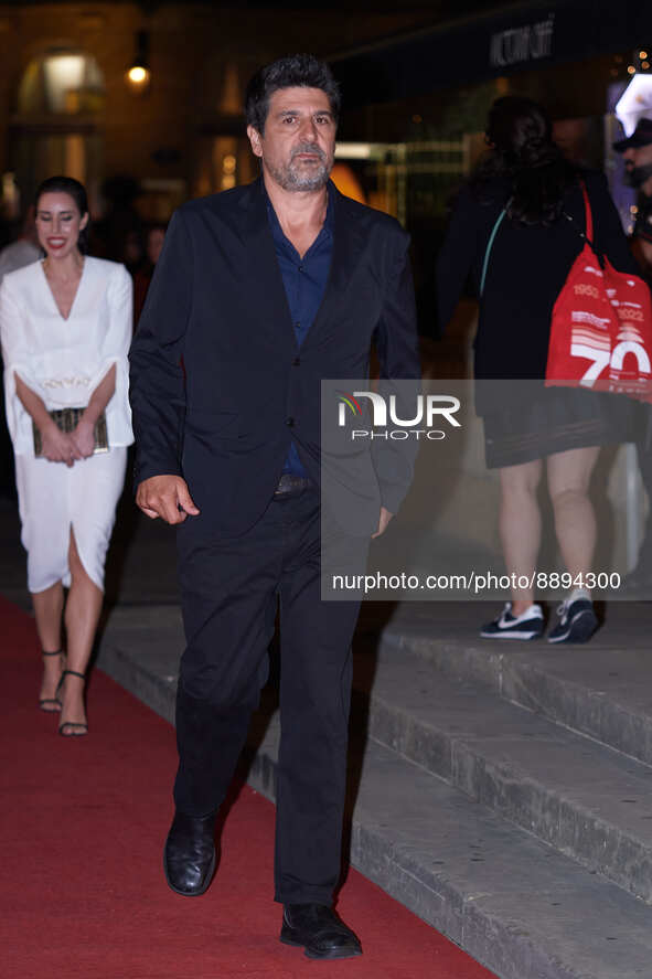 Cesc Gay attended the red carpet at the  Historias para no contar at the 70th edition of the San Sebastian International Film Festival on Se...