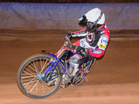 Brady Kurtz  in action  for Belle Vue ATPI Aces  during the SGB Premiership match between Sheffield Tigers and Belle Vue Aces at Owlerton St...