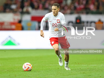 Piotr Zielinski (POL) during the UEFA Nations League match between Poland v Netherlands, in Warsaw, Poland, on September 22, 2022. (