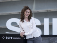 Actress Sonia Palau poses during the presentation of 'El techo amarillo' at the San Sebastian Film Festival, on September 22, 2022, in San S...