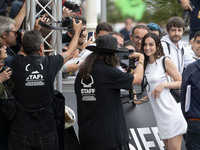 Actress Ana de Armas on her arrival at the 70th edition of the San Sebastian International Film Festival on September 23, 2022, in San Sebas...