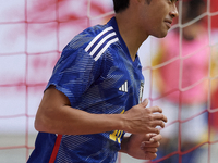 Kaoru Mitoma left winger of Japan and Brighton & Hove Albion during the international friendly match between Japan and United States at Merk...