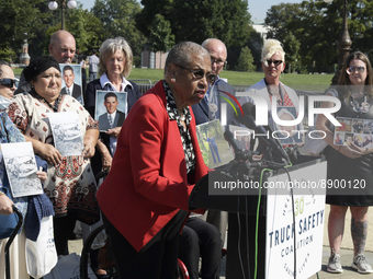 Congresswoman Eleanor Holmes Norton(D-DC) speaks about Deadliest Crash State Report during press conference today on September 19, 2022 at H...