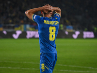 Ruslan Malinovskyi of Ukraine seen during the UEFA Nations League 2022/23 match in Group B between Ukraine and Scotland at the Marshal Jozef...