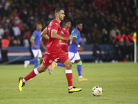 Ellyes Skhiri of Tunisia during the International friendly game, football match between Brazil and Tunisia on September 27, 2022 at Parc des...