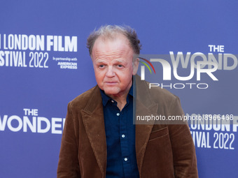 LONDON, UNITED KINGDOM - OCTOBER 07, 2022: Toby Jones attends the European Premiere of 'The Wonder' at the Royal Festival Hall during the 66...