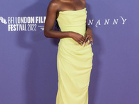 LONDON, UNITED KINGDOM - OCTOBER 07, 2022: Zephani Idoko attends the European Premiere of 'Nanny'' at the Royal Festival Hall during the 66t...
