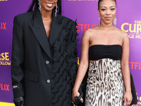 American singer, actress, and television personality Kelly Rowland and American actress Priah Ferguson arrive at the Los Angeles Special Scr...