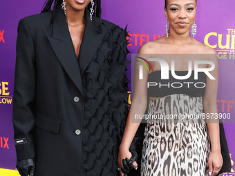 American singer, actress, and television personality Kelly Rowland and American actress Priah Ferguson arrive at the Los Angeles Special Scr...