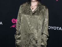 American singer-songwriter Billie Eilish (Billie Eilish Pirate Baird O'Connell) wearing Gucci arrives at the 32nd Annual Environmental Media...