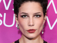 American singer-songwriter Halsey (Ashley Nicolette Frangipane) arrives at Audacy's 9th Annual We Can Survive Concert in partnership with th...