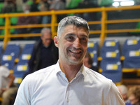 Andrea Giani head coach (Valsa Group Modena) during the Volleyball Italian Serie A Men Superleague Championship Leo Shoes Modena vs Allianz...