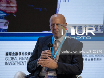 Chairman and Chief Executive Officer of Goldman Sachs, David Solomon speaking at Panel 1 Navigating Through Uncertainty, during the Hong Kon...