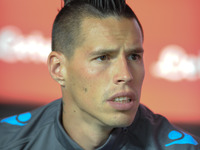Hamsik Marek (Napoli) during the Serie Amatch between Inter vs Napoli, on April 26, 2014. (