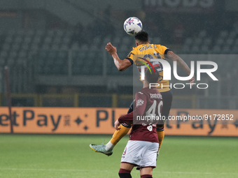 Jeison Murillo during the Serie A match between Torino FC and UC Sampdoria at Stadio Olimpico di Torino on November 9, 2022 in Turin, Italy....