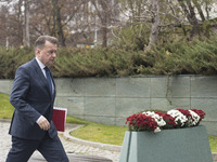 Mariusz Kaminski Minister of National Defence seen during Polish National Security Council in response to shells explosion in Przewodow vill...