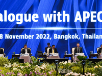 A general view at the APEC Leader's Dialogue with APEC Business Advisory Council during the APEC 2022 in Bangkok, Thailand, 18 November 2022...