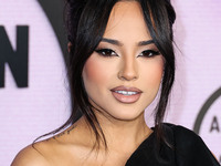 Becky G (Rebbeca Marie Gomez) arrives at the 2022 American Music Awards (50th Annual American Music Awards) held at Microsoft Theater at L.A...