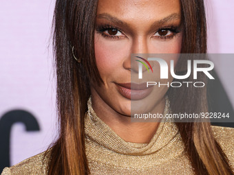 Joan Smalls arrives at the 2022 American Music Awards (50th Annual American Music Awards) held at Microsoft Theater at L.A. Live on November...