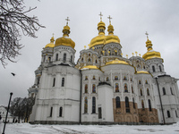 Cathedral of the Dormition in Kyiv Pechersk Lavra, Ukraine, November, 2022 (