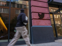 NEW YORK, NEW YORK - NOVEMBER 22: View of the Twitter Headquarters on November 22, 2022 in New York City. (