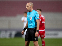 The UEFA appointed match referee Gal Leibovitz from the Israel FA during the Preparatory Friendly Tournament U19 2023 soccer match between...