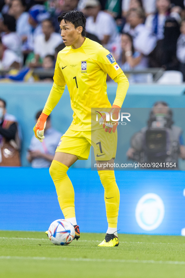 Seunggyu Kim  during the World Cup match between Spain v Costa Rica, in Doha, Qatar, on November 23, 2022. 